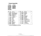 MTD 315E633E401 frame assembly page 2 diagram