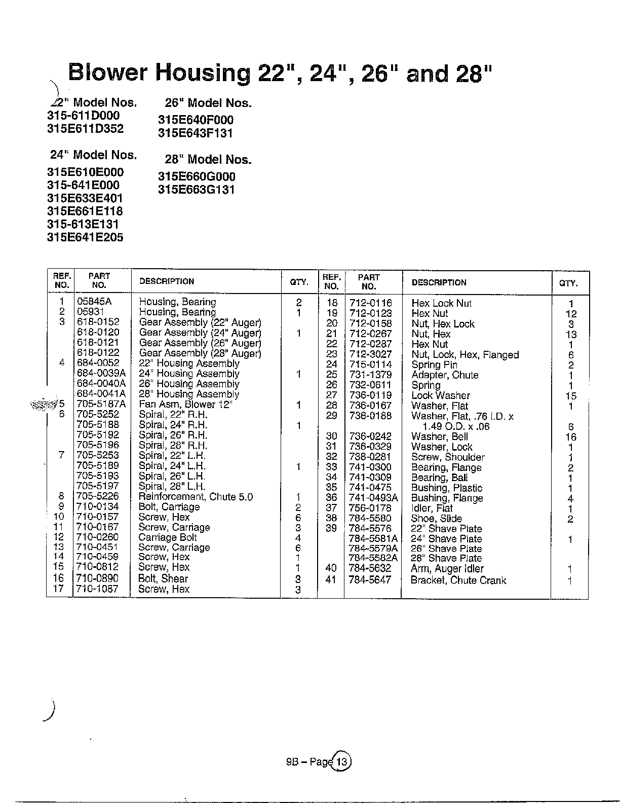 Blower housing 26` page 2