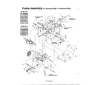 MTD 315E640F000 frame assembly diagram