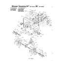 MTD 315E740F000 blower housing 26` diagram