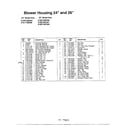 MTD 315E740F000 blower housing 26'' page 2 diagram