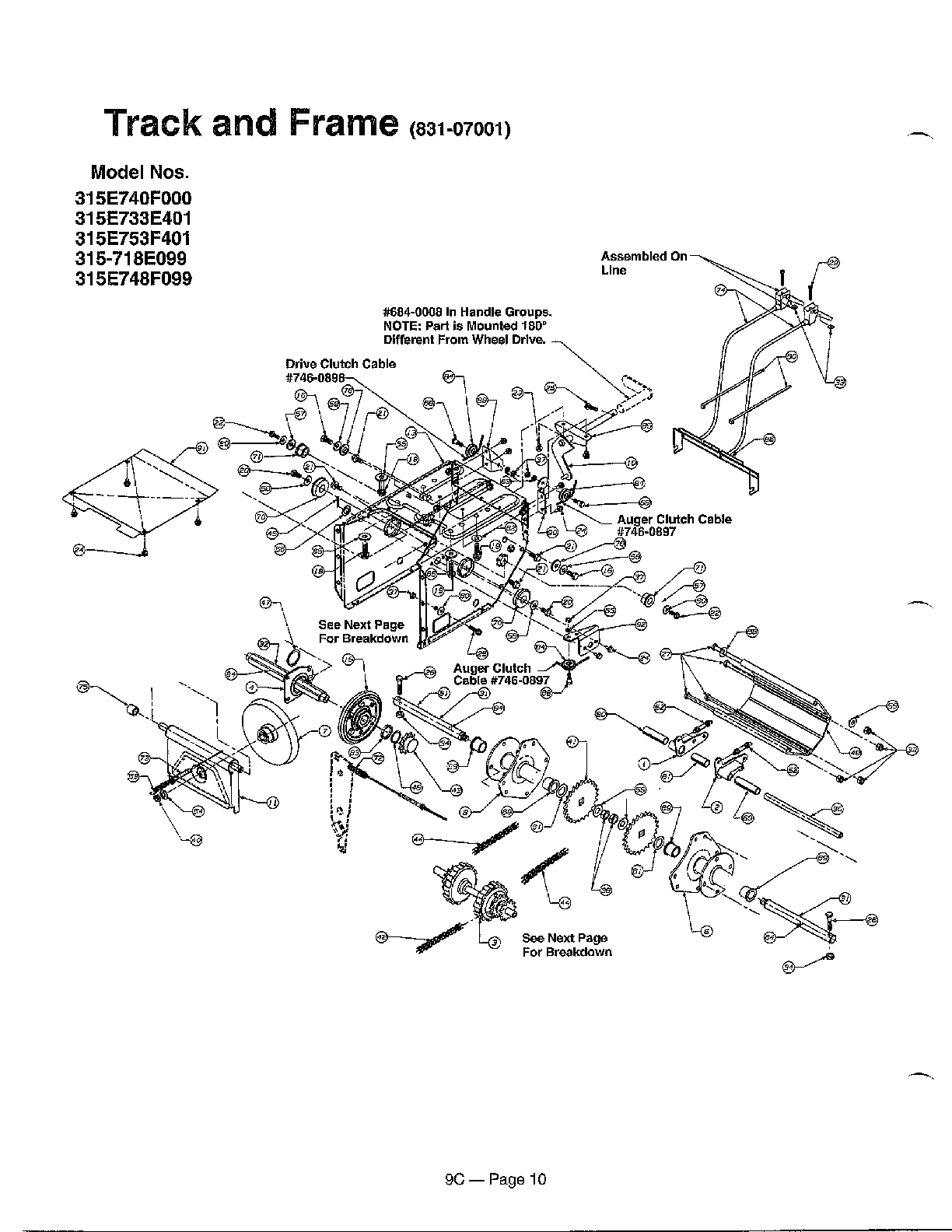 TRACK AND FRAME