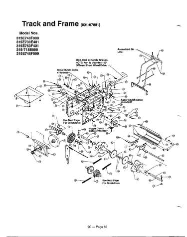 Track and frame