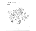 MTD 315E753F401 handle assembly diagram