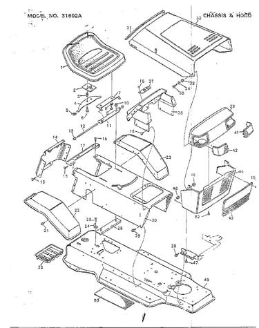 Chassis and hood