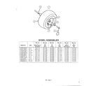 MTD 316E640F000 wheel diagram