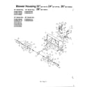 MTD 316E640F088 blower housing diagram