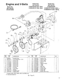 Engine and v-belts page 3