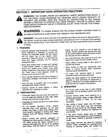 Safe operation-info