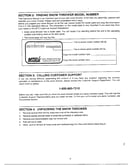 Finding model number-info