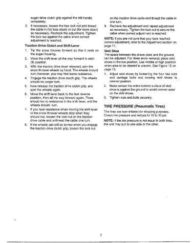 Set-up instructions-info page 3