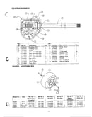 Gear/wheel assembly