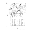 MTD 31AE623D401 engine and v-belts page 2 diagram