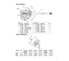 MTD 31E653F401 gear/wheel assemblies diagram
