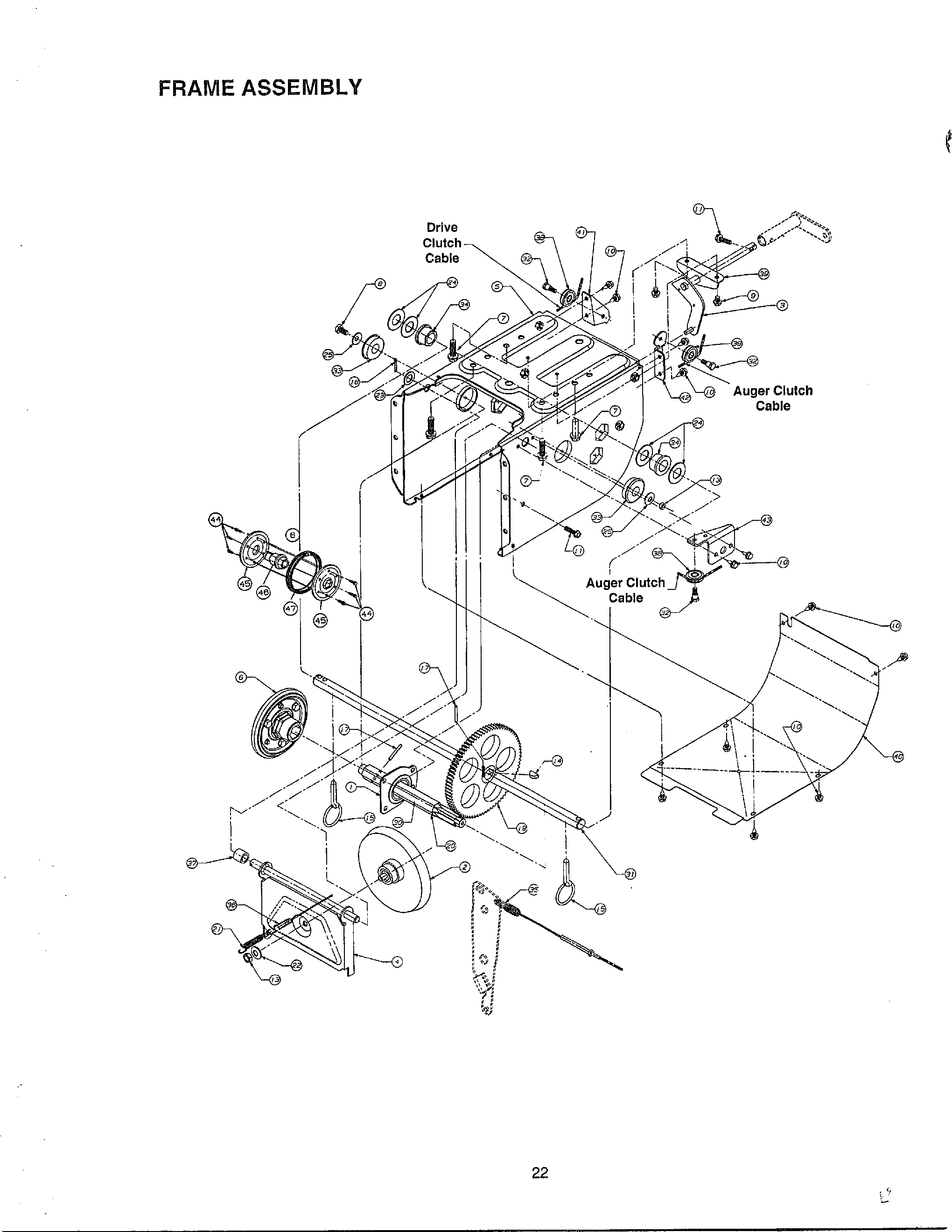 Frame assemably