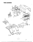14hp 42" tractor/optional equipment