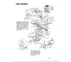 MTD 3200003 14hp 42" lawn tractor page 3 diagram