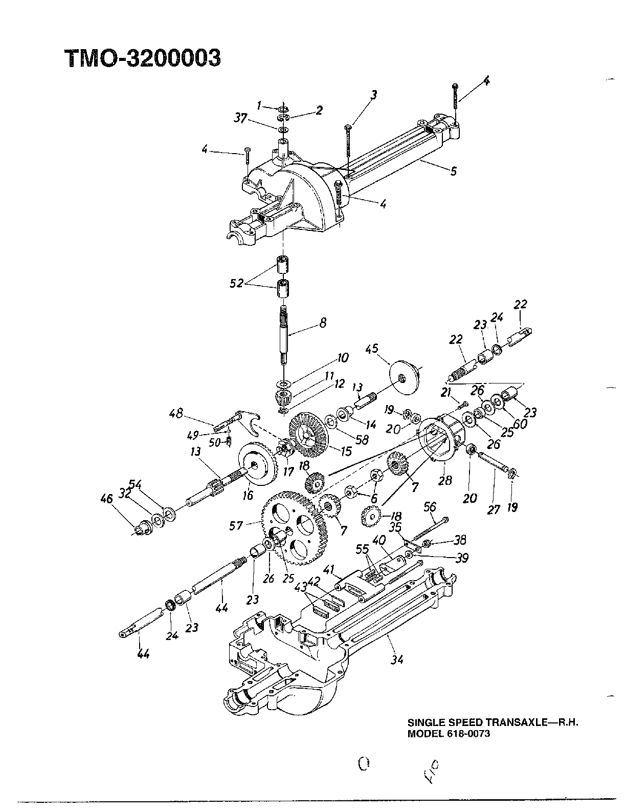 SINGLE SPEED TRANSAXLE-R