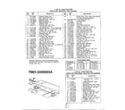 MTD 3200003A 42" lawn tractor/wheel chart page 2 diagram