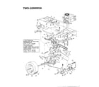 MTD 3200003A 42" lawn tractor/wheel chart page 3 diagram