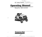 MTD 3214509 42" lawn tractor diagram