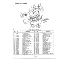 MTD 3214509 14.5hp 42" lawn tractor diagram