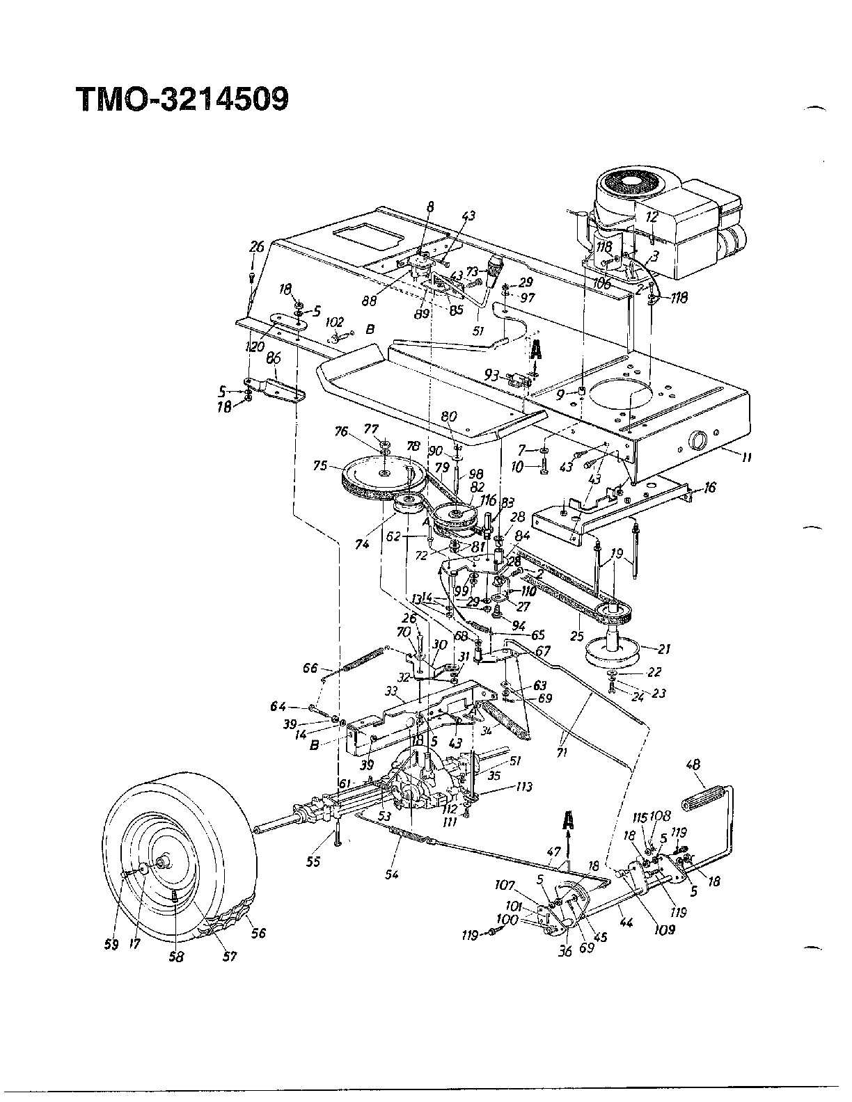 14.5HP 42" LAWN TRACTOR