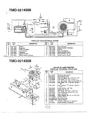 Electrical system/42" lawn tractor