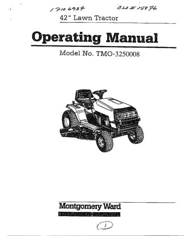 Lawn tractor