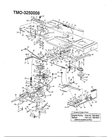 Tractor/engine pulley//electrical