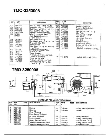 Tractor/engine pulley//electrical page 3