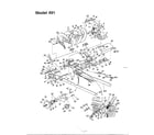 MTD 3384806 36" snow thrower attachment page 2 diagram