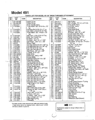 36" snow thrower attachment page 3