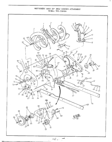 Snow thrower attachment