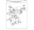 MTD 33864A 8 hp 30" lawn tractor/wheel chart diagram