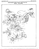8 hp 30" lawn tractor/wheel chart
