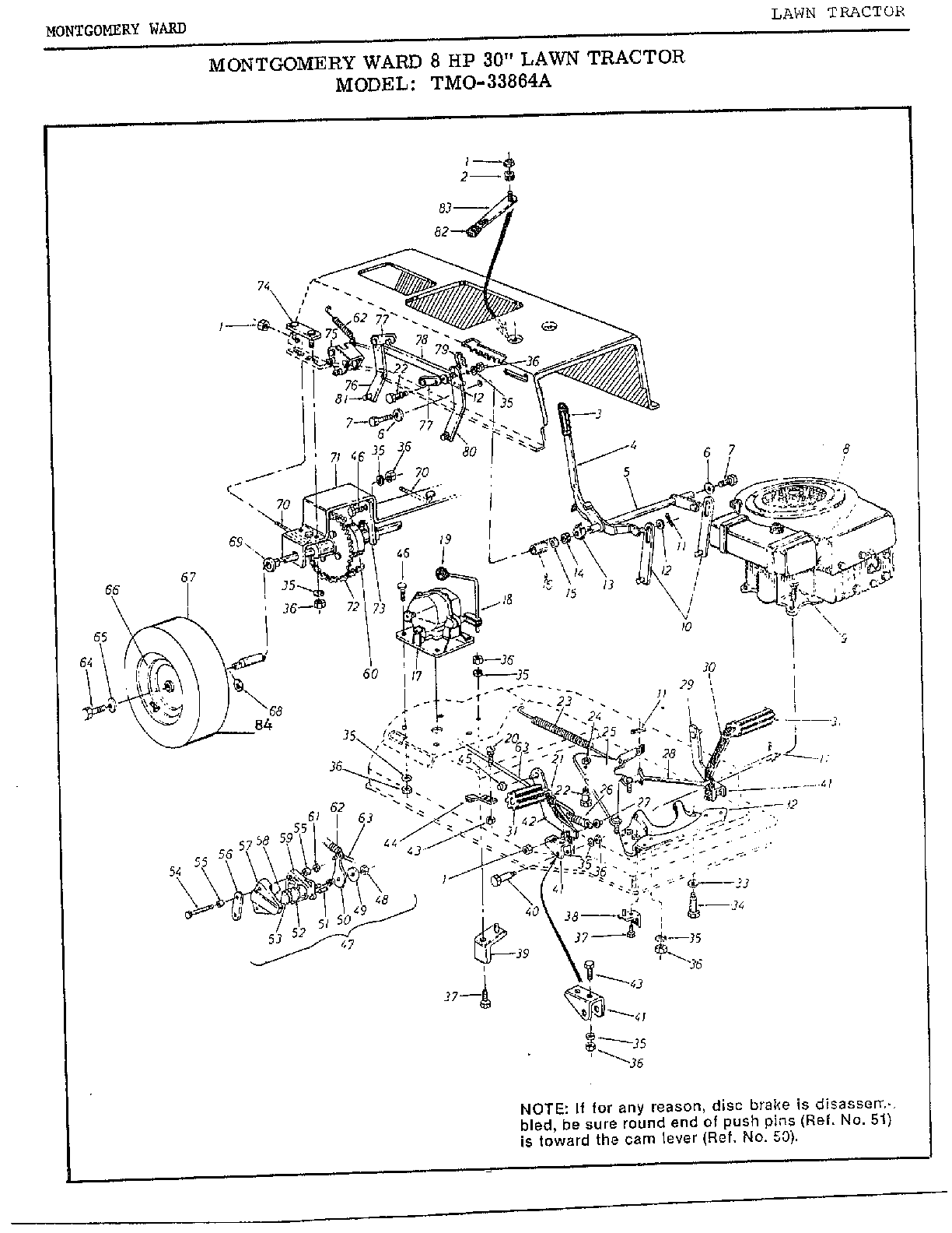 8 HP 30" LAWN TRACTOR