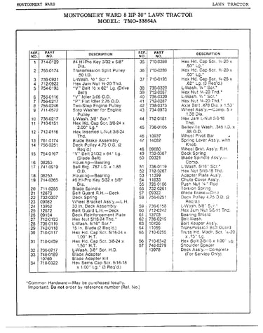 8 hp 30" lawn tractor page 4