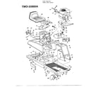 MTD 33900A seat, case and engine diagram
