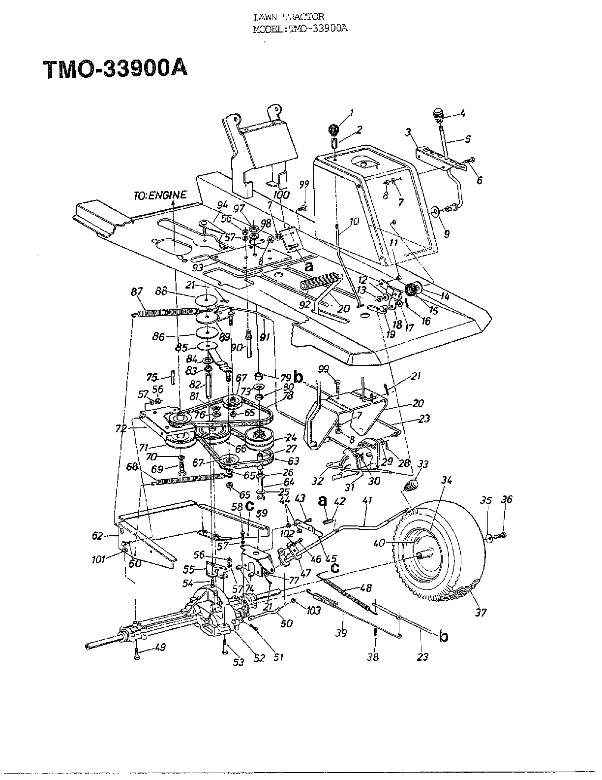 11hp 32" riding mower