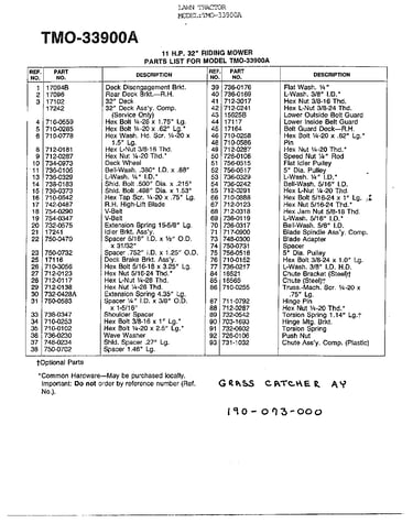 11hp 32" riding mower page 2