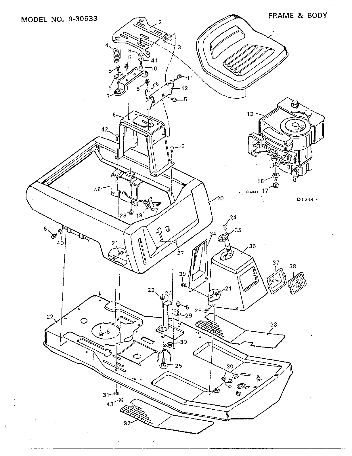 Frame and body