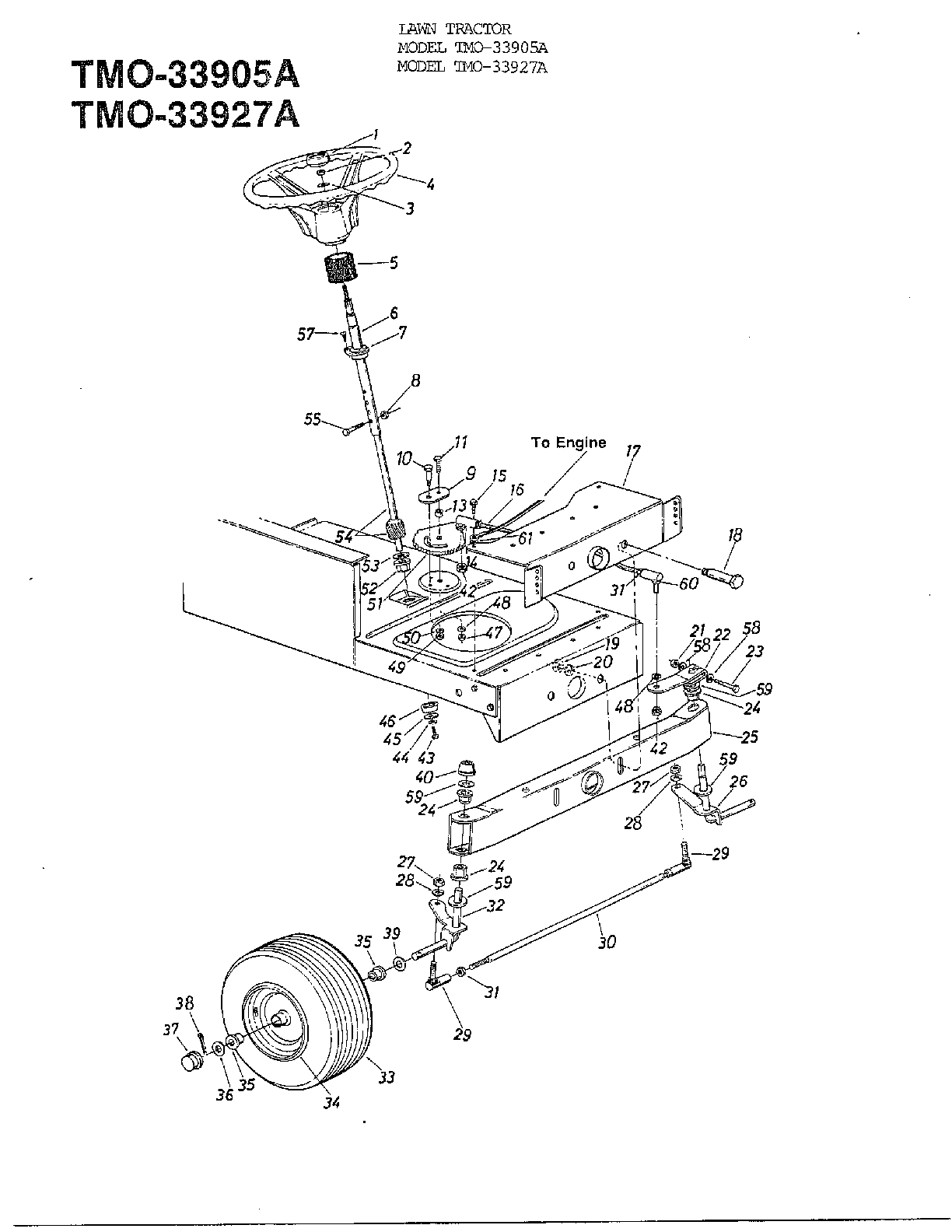 12hp 38" lawn tractors
