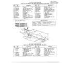 MTD 33905A 12hp 38" lawn tractors diagram