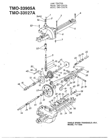 Single speed transaxle/accessories