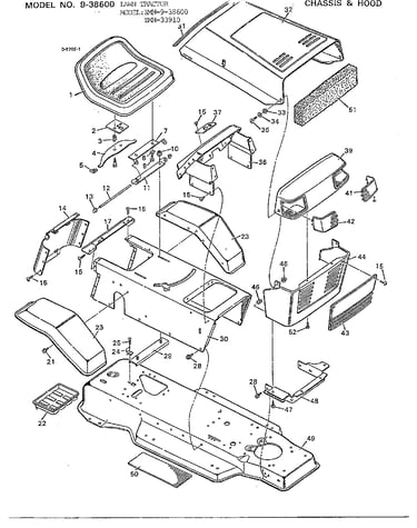 Chassis and hood