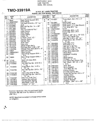 12hp 32" lawn tractor page 3