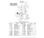 MTD 33921A 12hp 38" lawn tractor diagram