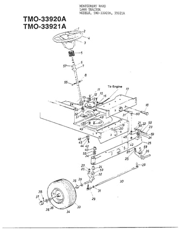 12hp 38" lawn tractors