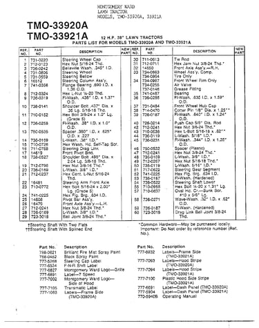 12hp 38" lawn tractors page 2